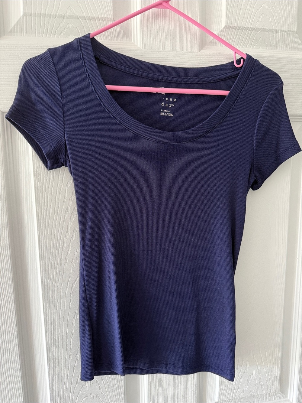 a new day Navy Scoop Neck Short Sleeve Tee